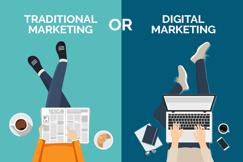 Comparing Traditional and Digital Marketing